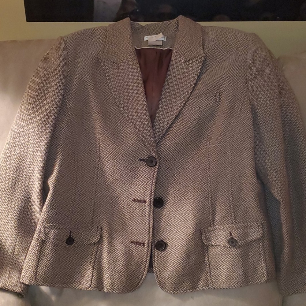 3pc Wool Tweed Pant/ Skirt Suit